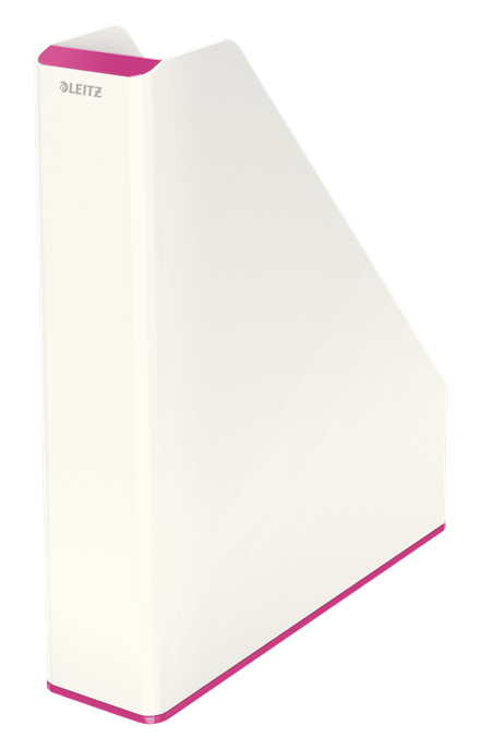 LEITZ Stehsammler WOW Duo Colour 53621023 perlweiß/pink Kunststoff, DIN A4, 1 St.