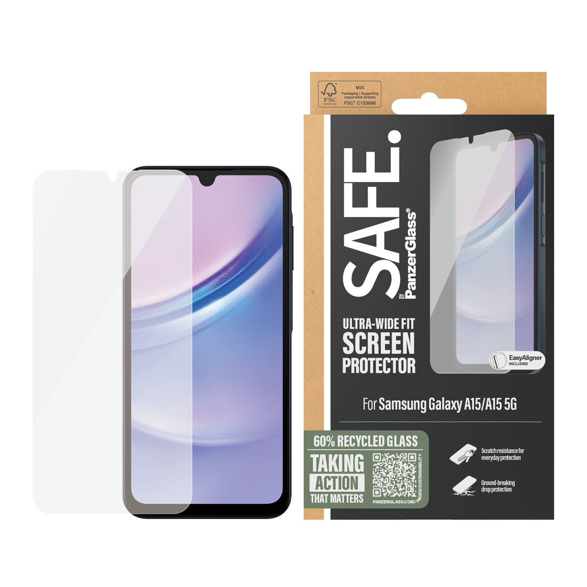 SAFE BY SCREEN PROTECTOR BY SAMSUNG NEW A14 AND A14 5G ULTRA