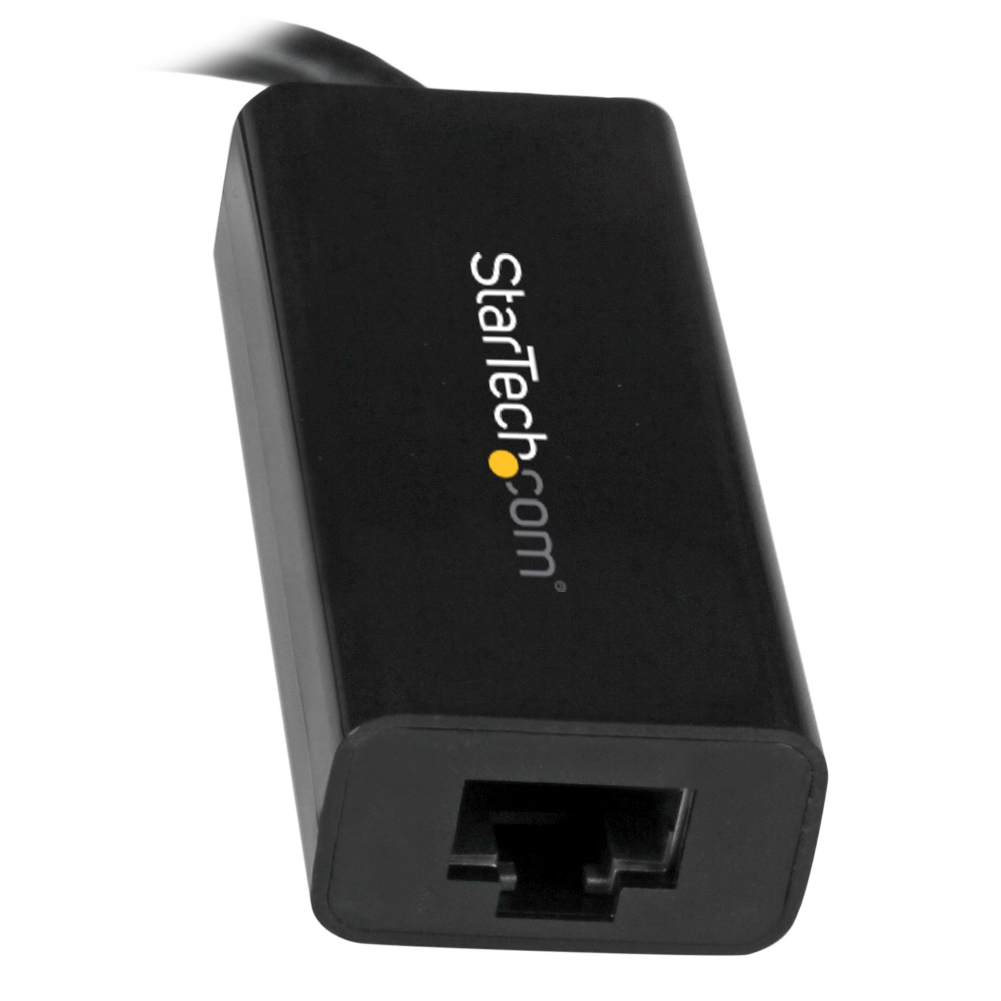 STARTECH.COM USB-C to Gigabit Ethernet Adapter - Black - Thunderbolt 3 Port Compatible - USB Type C Network Adapter