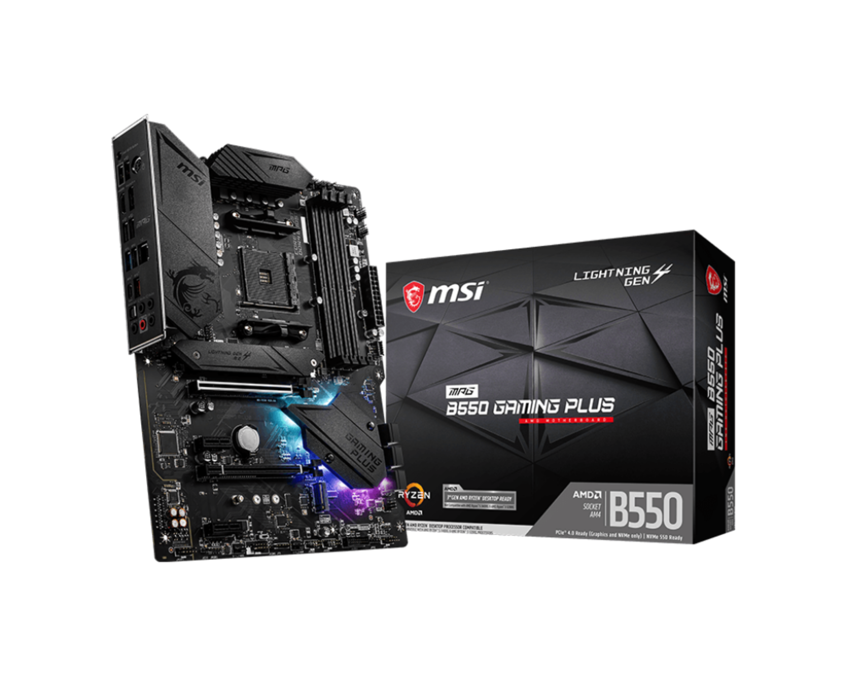 MSI MPG B550 Gaming Plus (B550,AM4,ATX,DDR4)