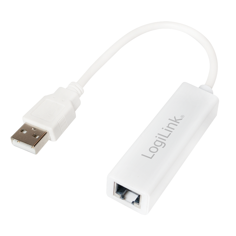 Logilink Adapter USB 2.0 -> RJ45 Fast Ethernet weiß