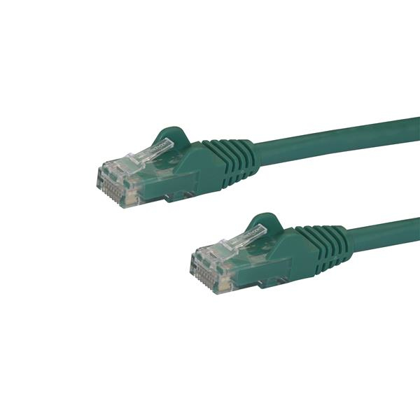 STARTECH.COM 10m Cat6 Patch Cable with Snagless RJ45 Connectors - Green - Cat 6 Ethernet Patch Cable - 10 m UTP Cat6 Patch Cord