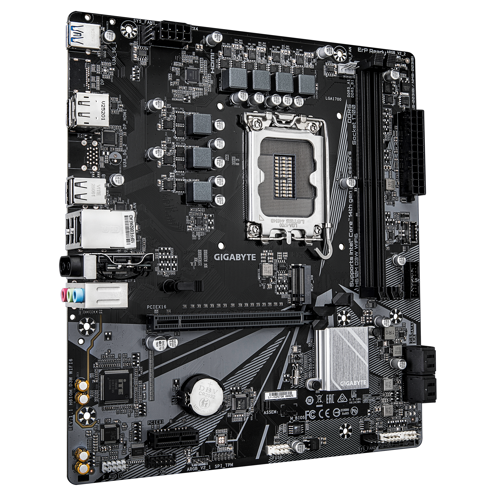 H610M D3W WIFI6, Mainboard