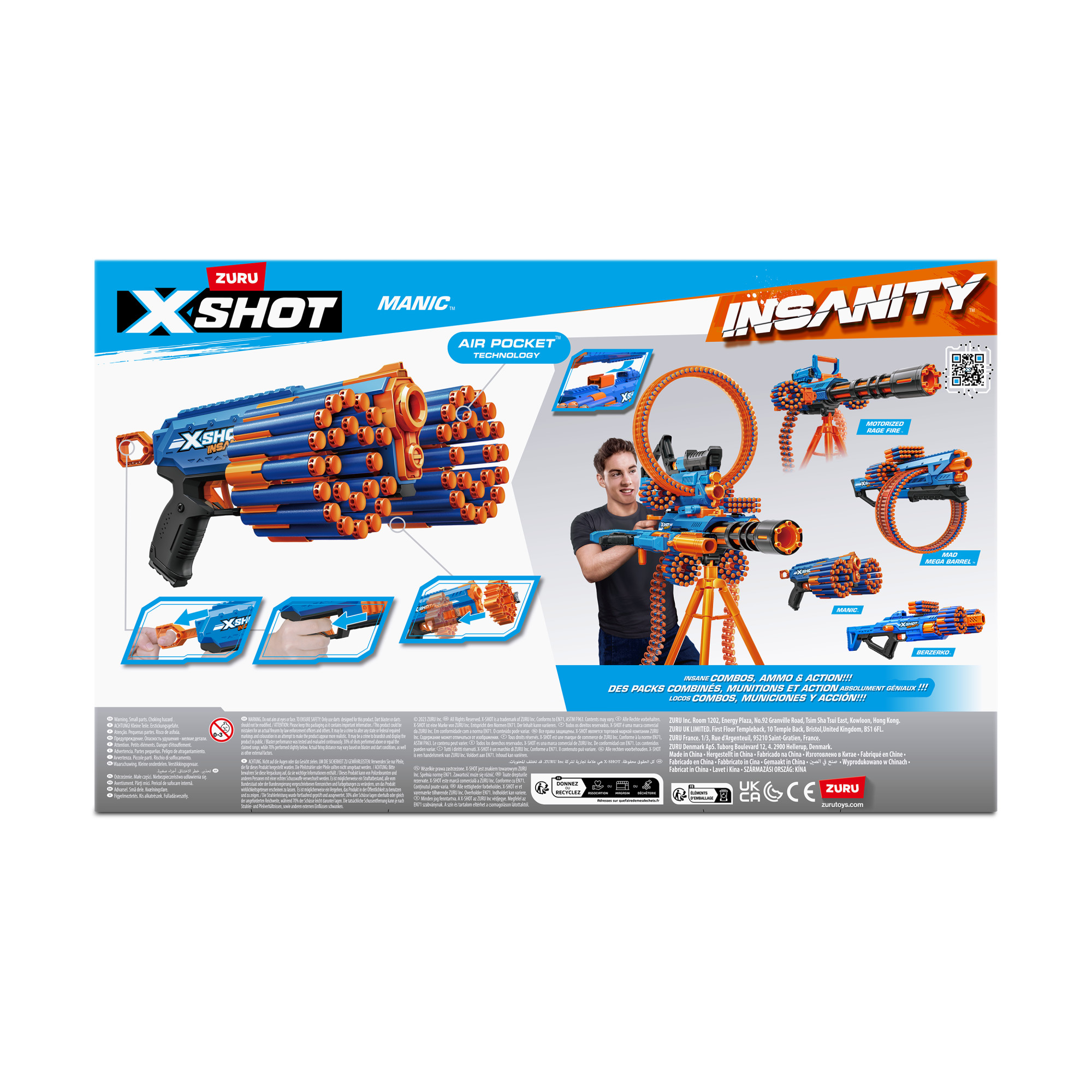 XSHOT Insanity - Manic, Dartblaster