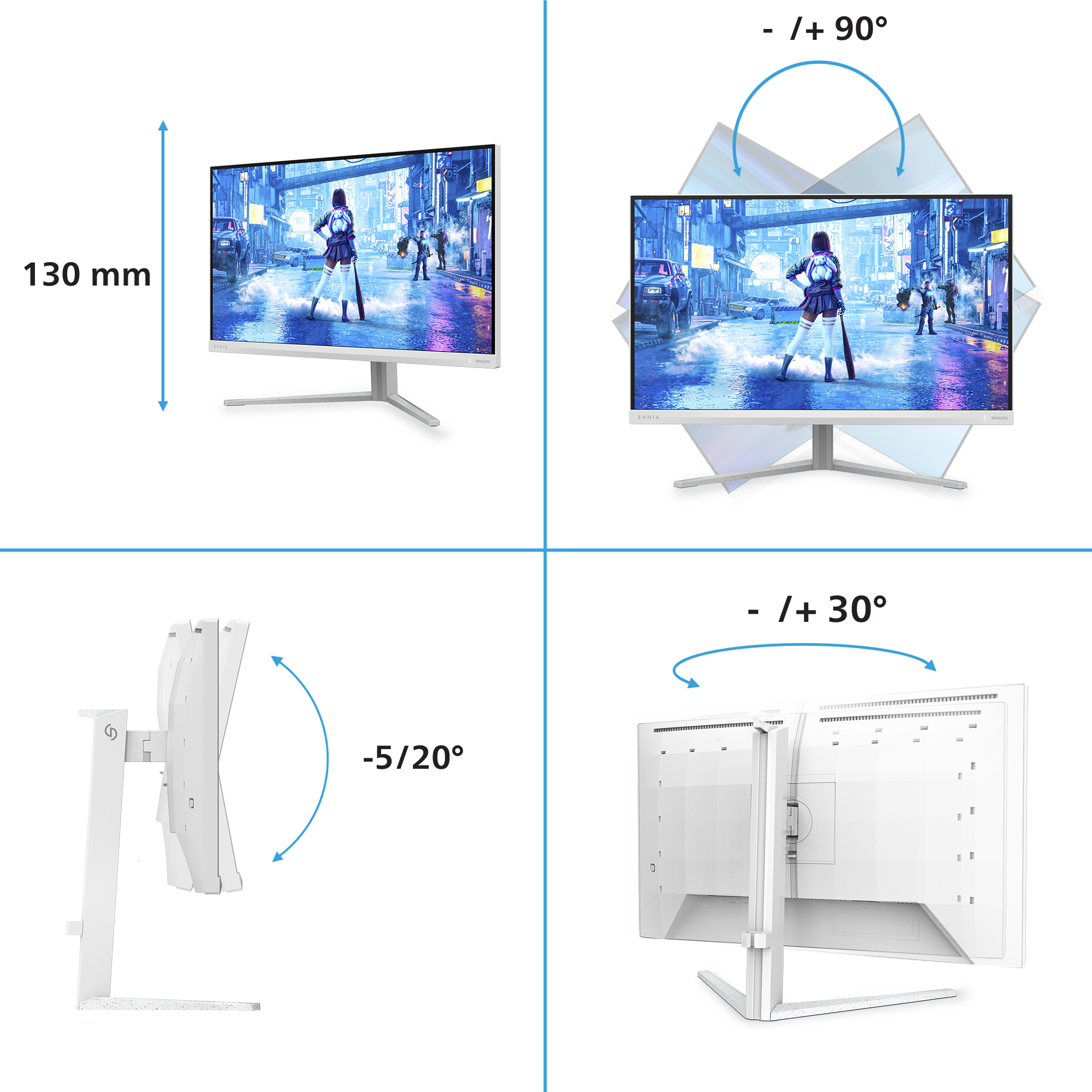 Philips 68,5cm (27,0) 27M2N5201P 16:09 HDMI+DP white