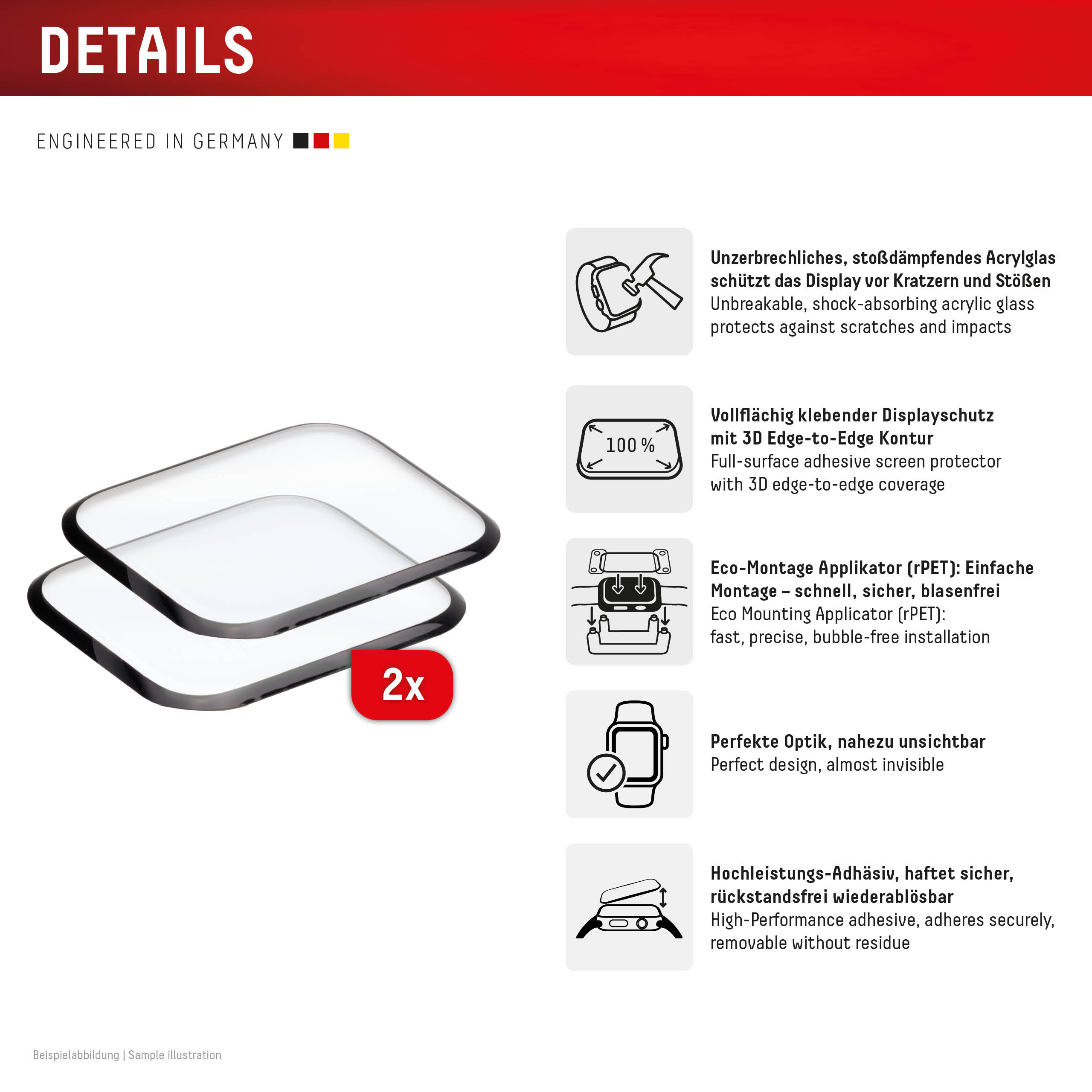 DISPLEX WATCH GLASS FC APPLE WATCH SE(2) 44MM