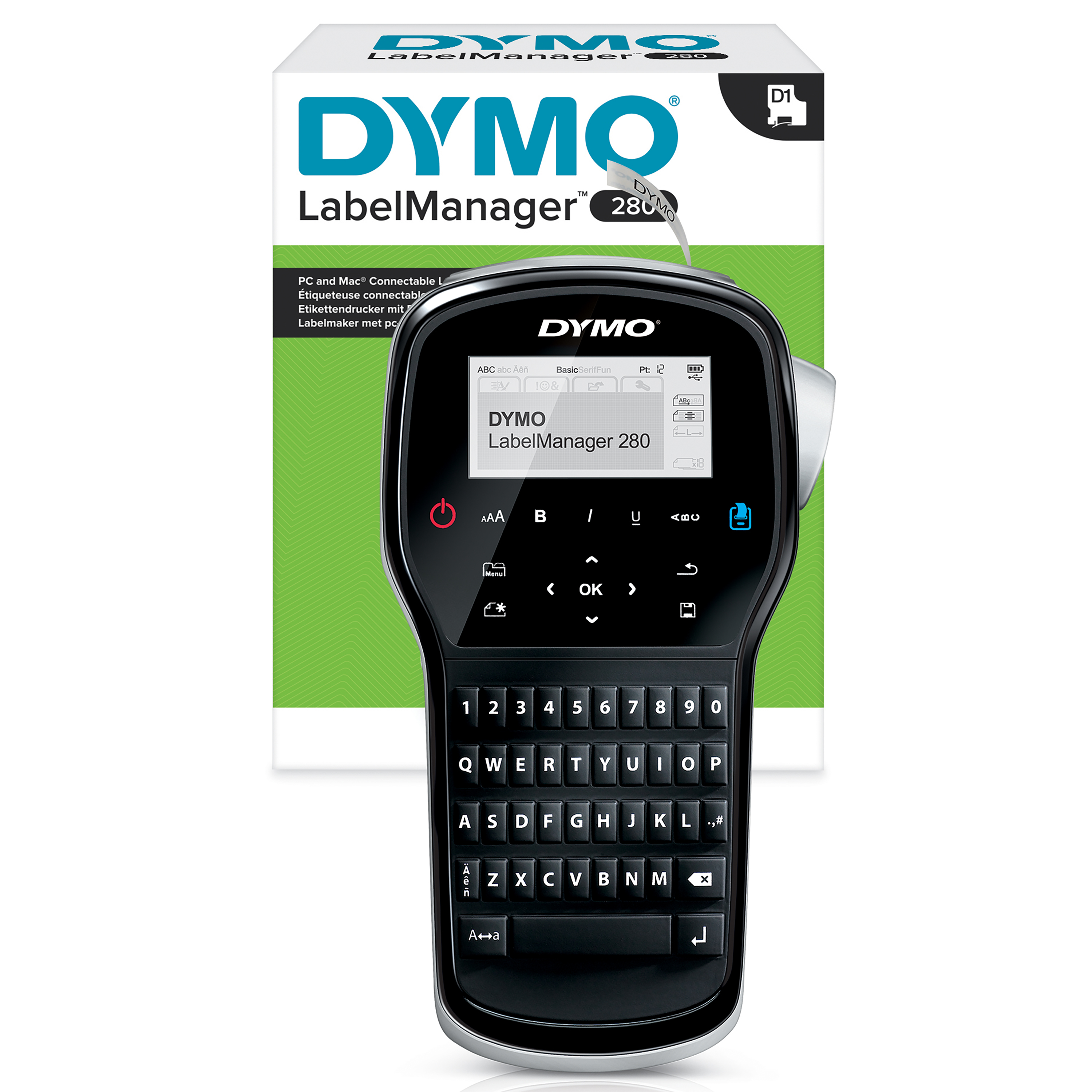 DYMO LabelManager 280 Beschriftungsgerät schwarz