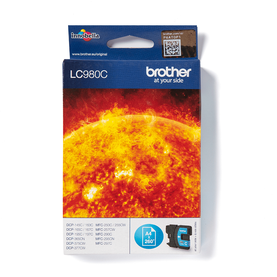 LC-980C INK CARTRIDGE CYAN F/ DCP-145 -165C