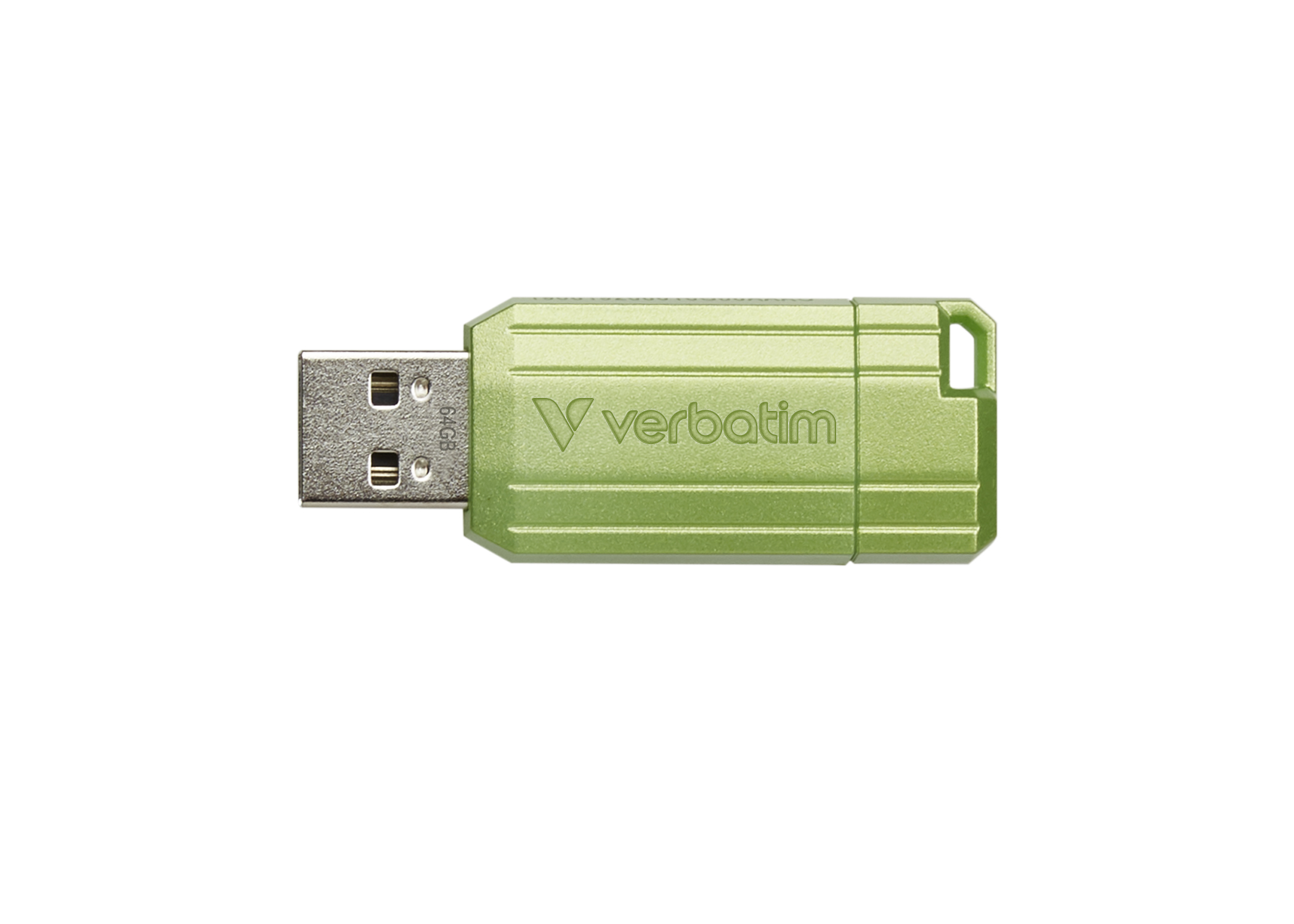 USB-Stick 64GB Verbatim 2.0 Pin Stripe Eucalyptus Green