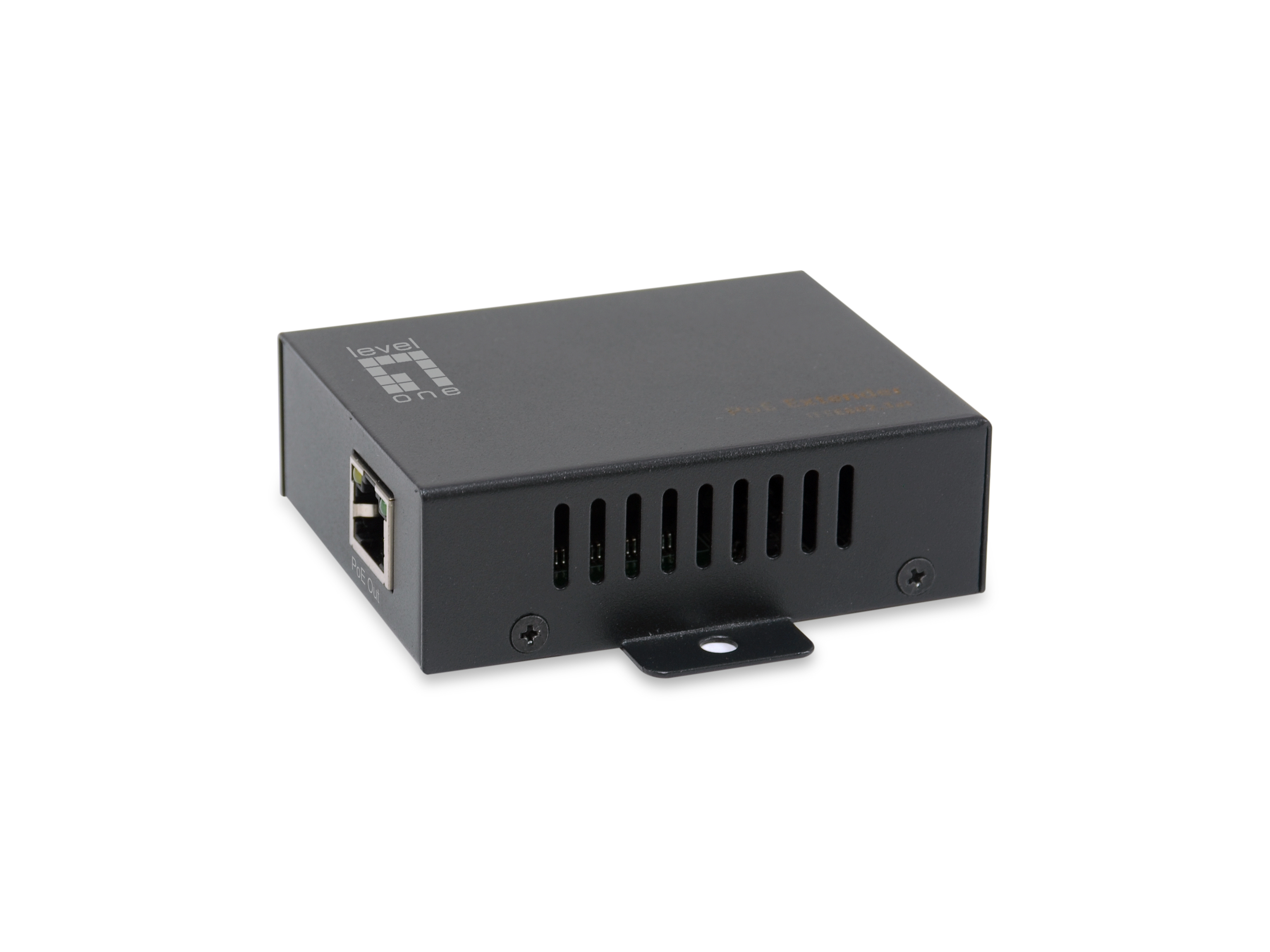 LevelOne PoE+Repeater 1xGE PoE schwarz