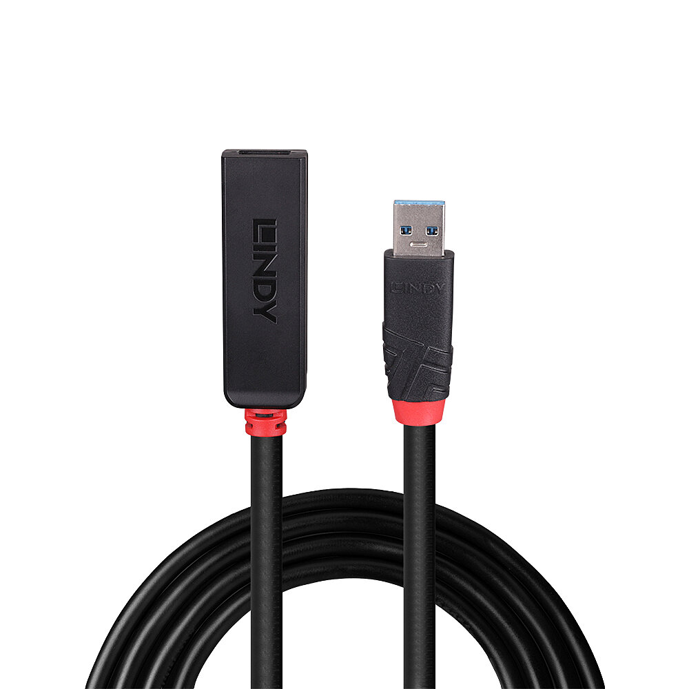 LINDY USB 3.0 Aktivverlängerung Slim 8m