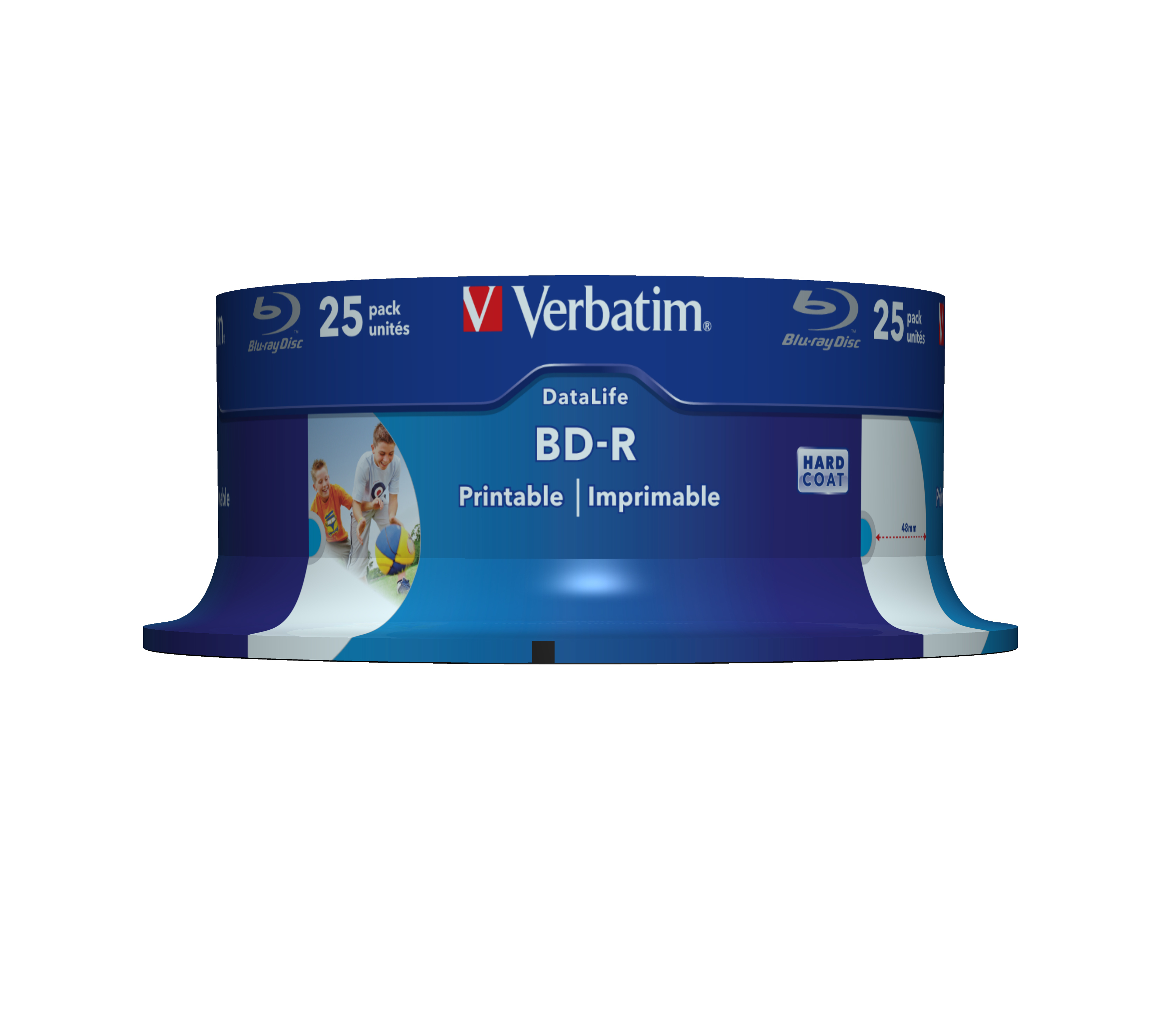 BD-R Verbatim Datalife SL 6x 25GB IJP 25 Pack Spindle