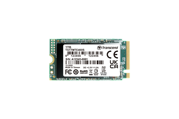 SSD 1TB M.2 2242PCIE GEN 3X4 NVME 3D TLC DRAM-LESS
