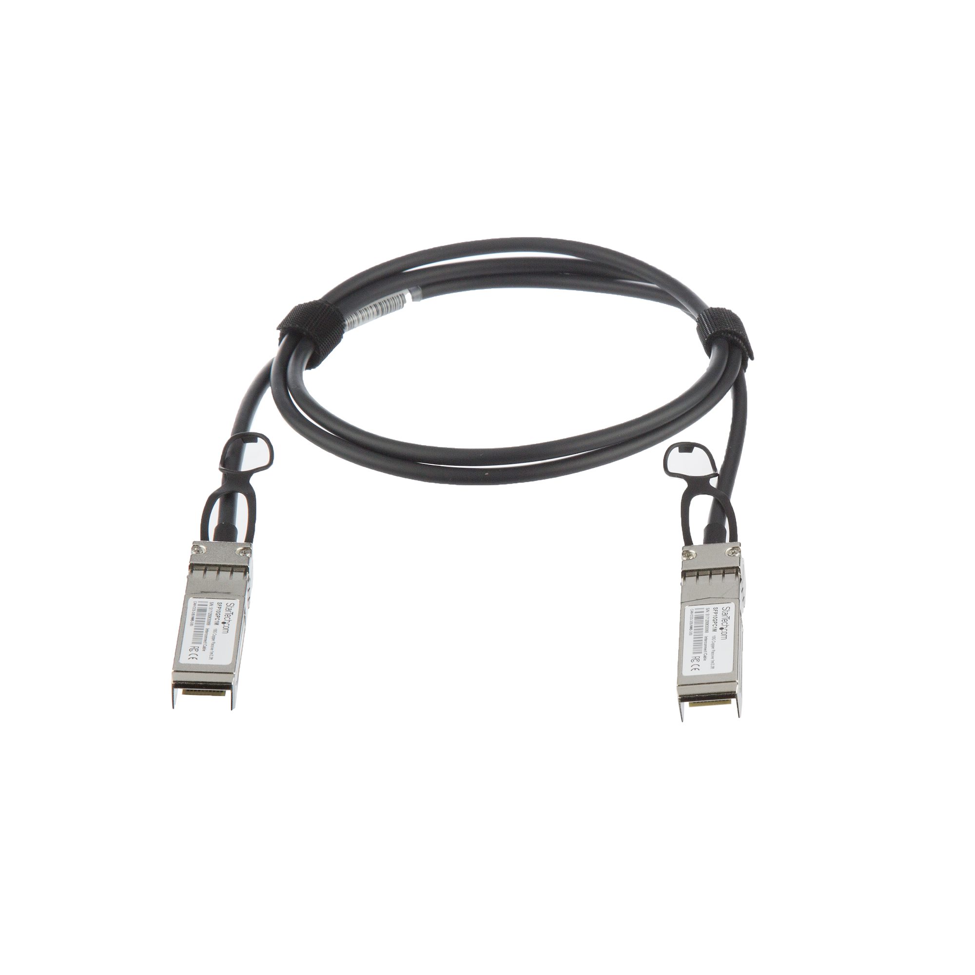 StarTech.com SFP10GPC1M SFP+ Direktanschlusskabel Twinax MSA-konform 1m Schwarz