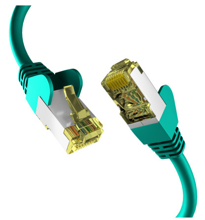 EFB Netzwerkkabel CAT6a S/FTP PIMF 10 Gigabit Ethernet Kupfer 25m grün