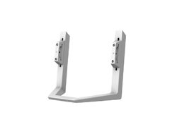 KIT DUAL MONITOR HANDLE WHITE ACCESSORY TO DISPLAY MOUNT