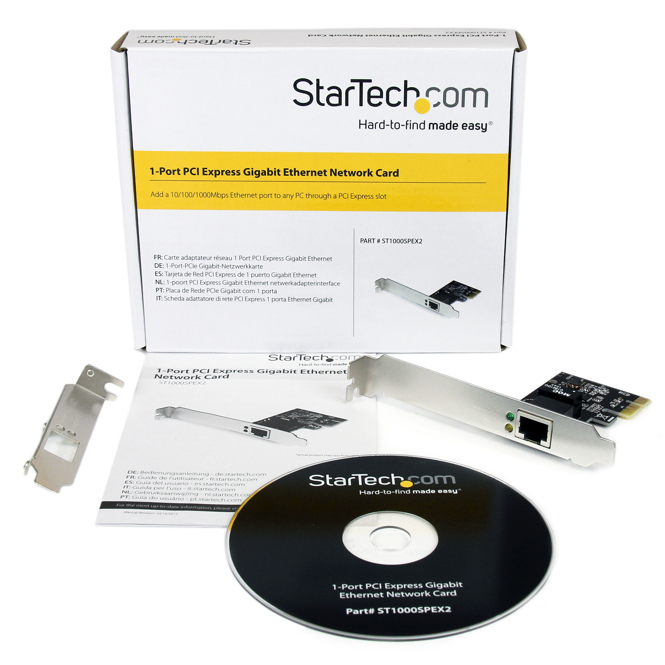 STARTECH.COM ST1000SPEX2 1 Port PCI Express Gigabit Network Card