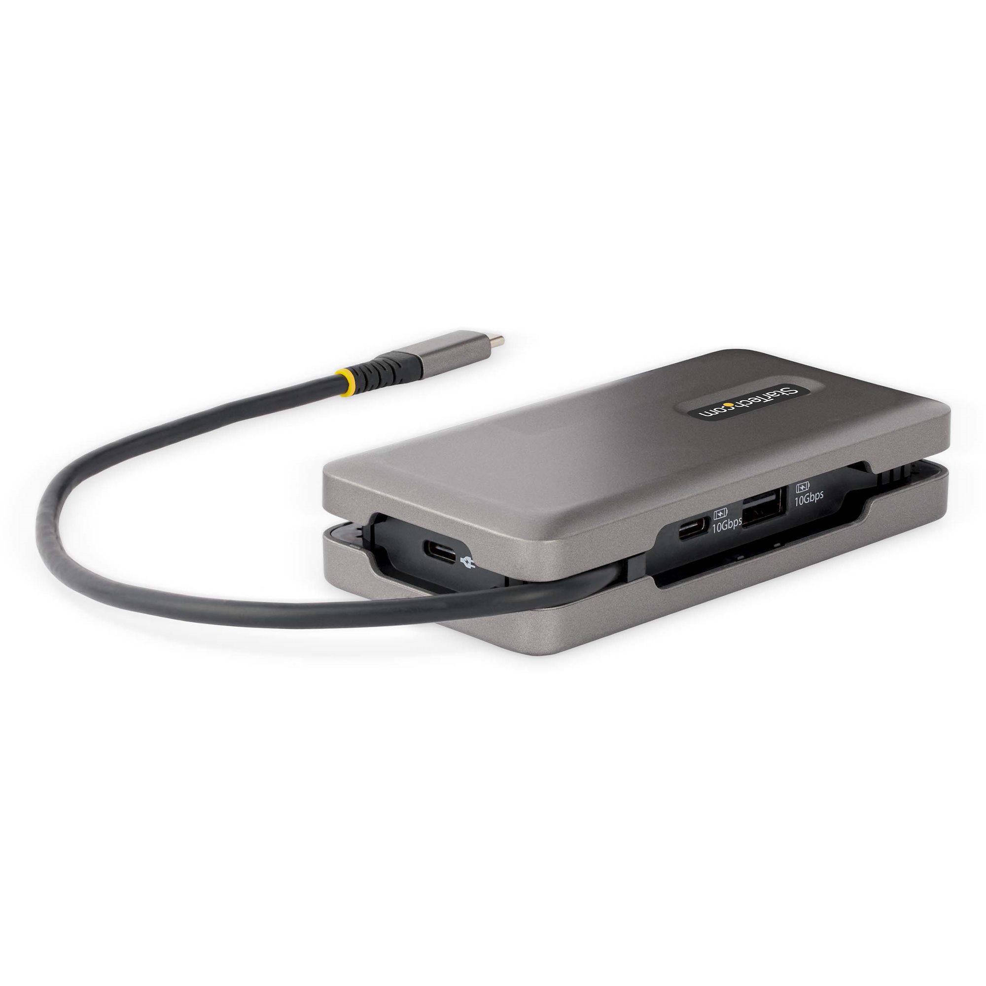 STARTECH.COM USB-C Multiport Adapter USB C auf VGA/4K 60Hz HDMI Adapter USBC Hub 100W PD Laptop USB C Dockingstation USB C Adapter D
