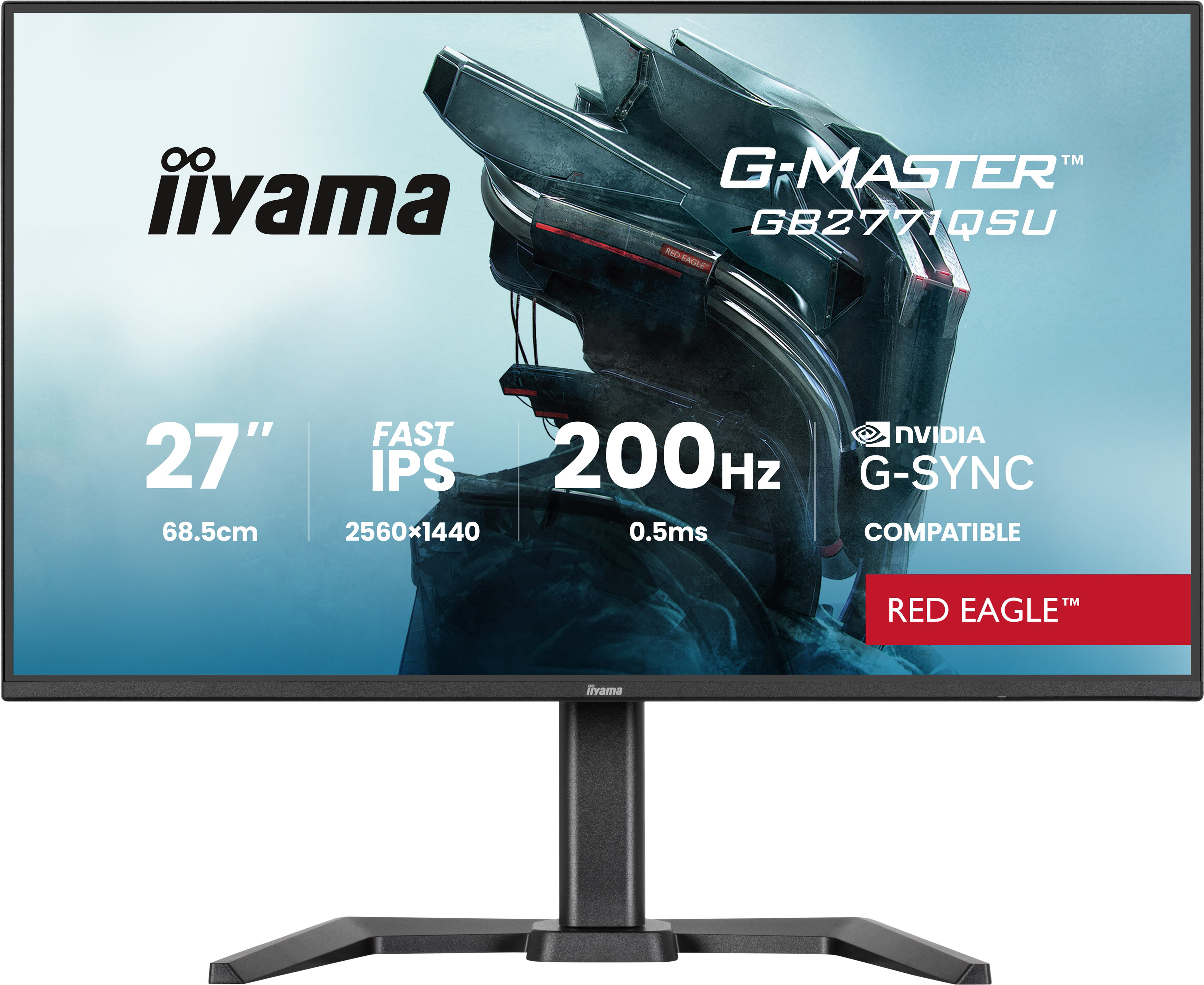 IIYAMA 68.6cm (27) GB2771QSU-B1 16:9 2xHDMI+DP+USB-C