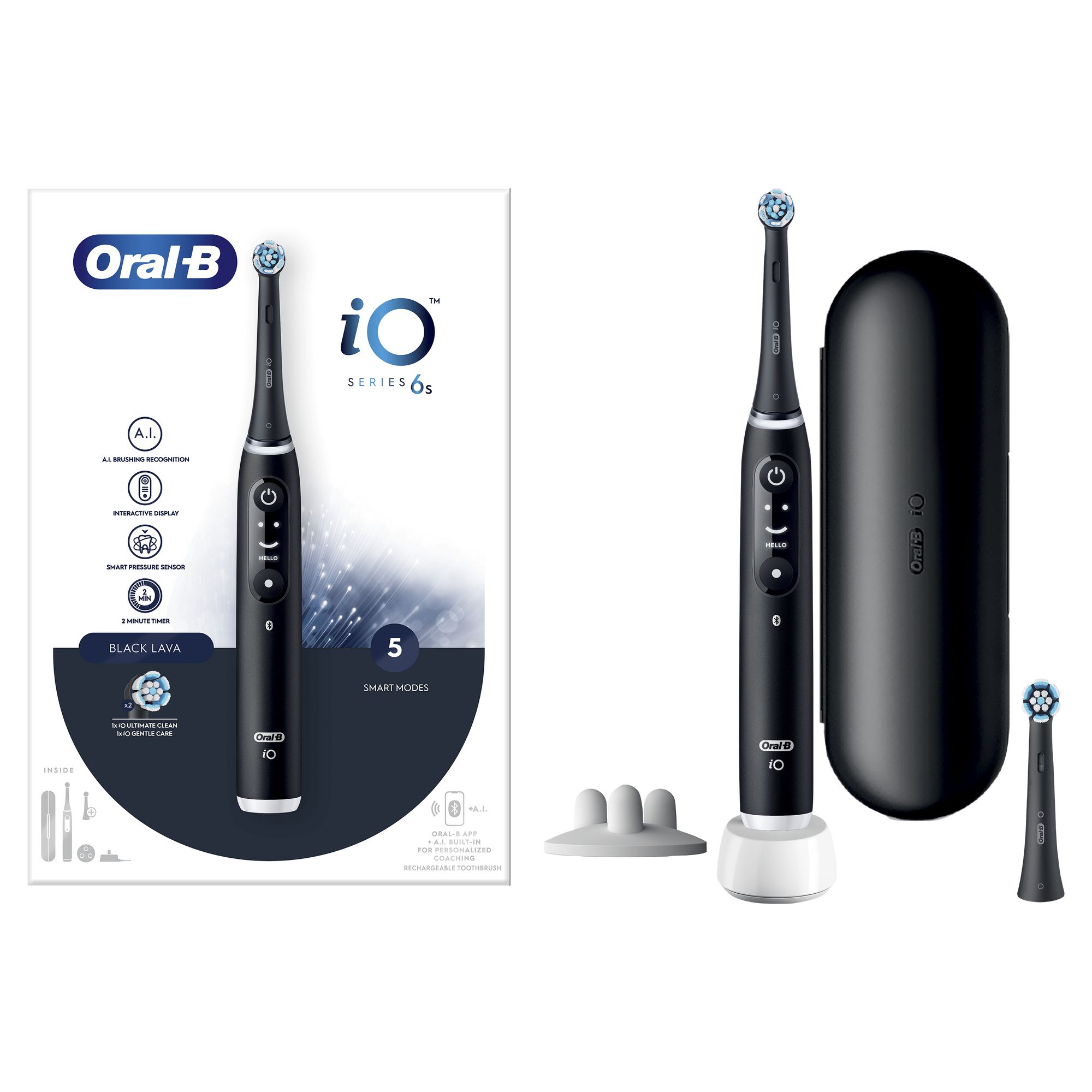 Oral-B iO Series 6s , Elektrische Zahnbürste