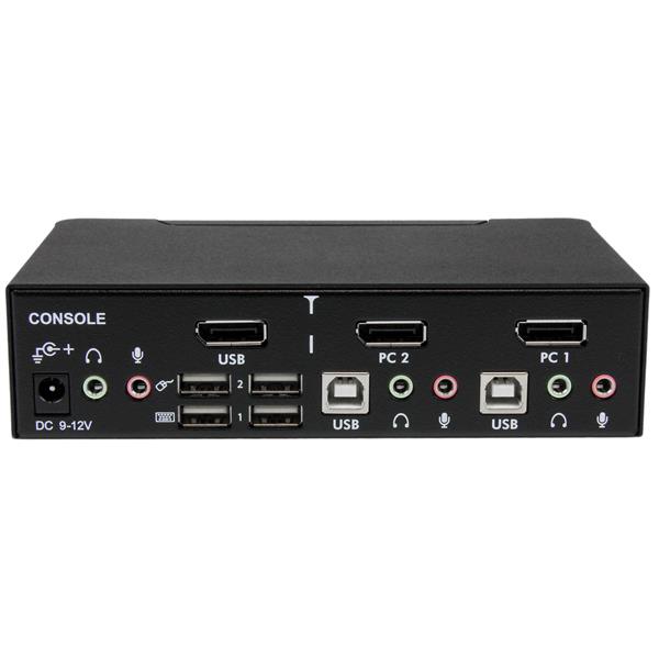 2 PORT DISPLAYPORT KVM SWITCH IN