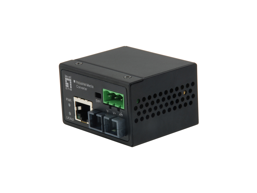 LevelOne Media Konverter RJ45->SC FE MM Indus. 1310nm 2km