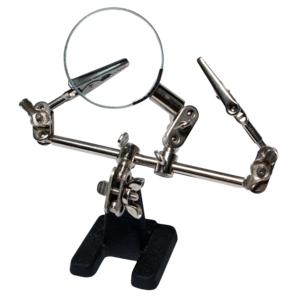 Logilink 3te helfende Hand mit Lupe, 46mm Lupe & 8 Gelenken