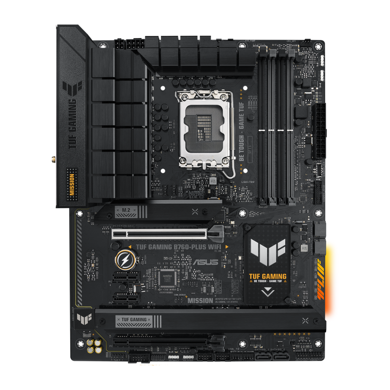 ASUS TUF GAMING B760-PLUS WIFI LGA 1700 4DDR5 ATX 4xSATA MB 1xHDMI 2.1 1xDP 1.4 3xM.2