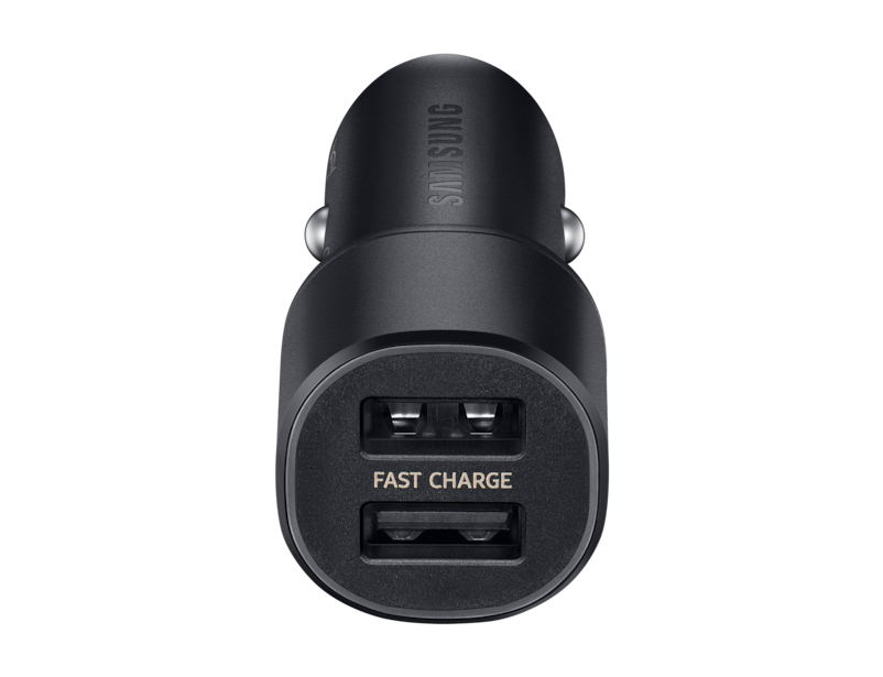 Samsung EP-L1100NB Schnellladegerät mit 2 USB- A Anschlüssen Schwarz Bulk