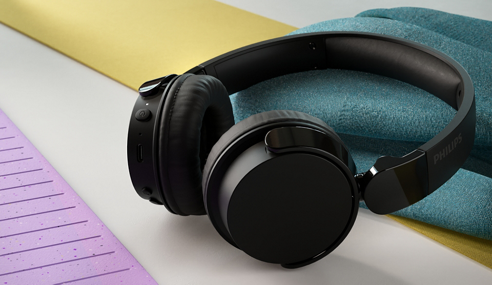 Philips TAH4209BK/00 Leichter On-Ear-Kopfhörer schwarz