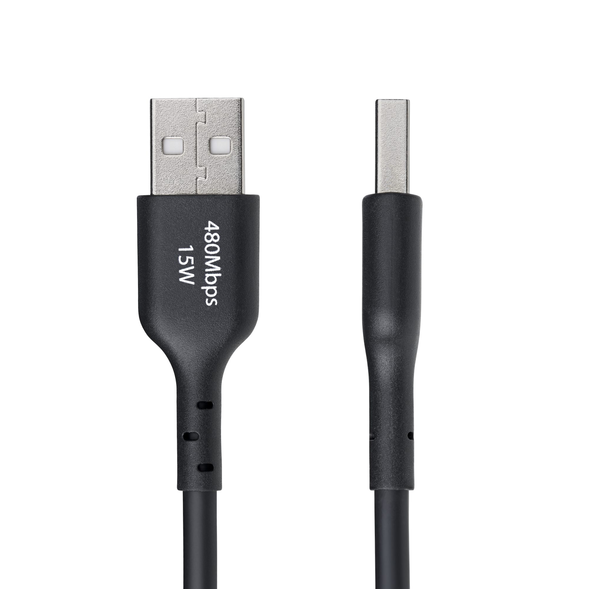 STARTECH.COM 3m USB-A auf USB-C Ladekabel USB-A auf Typ-C Ladekabel 3A Schnellladekabel USB 2.0 Datenubertragung Schwarz
