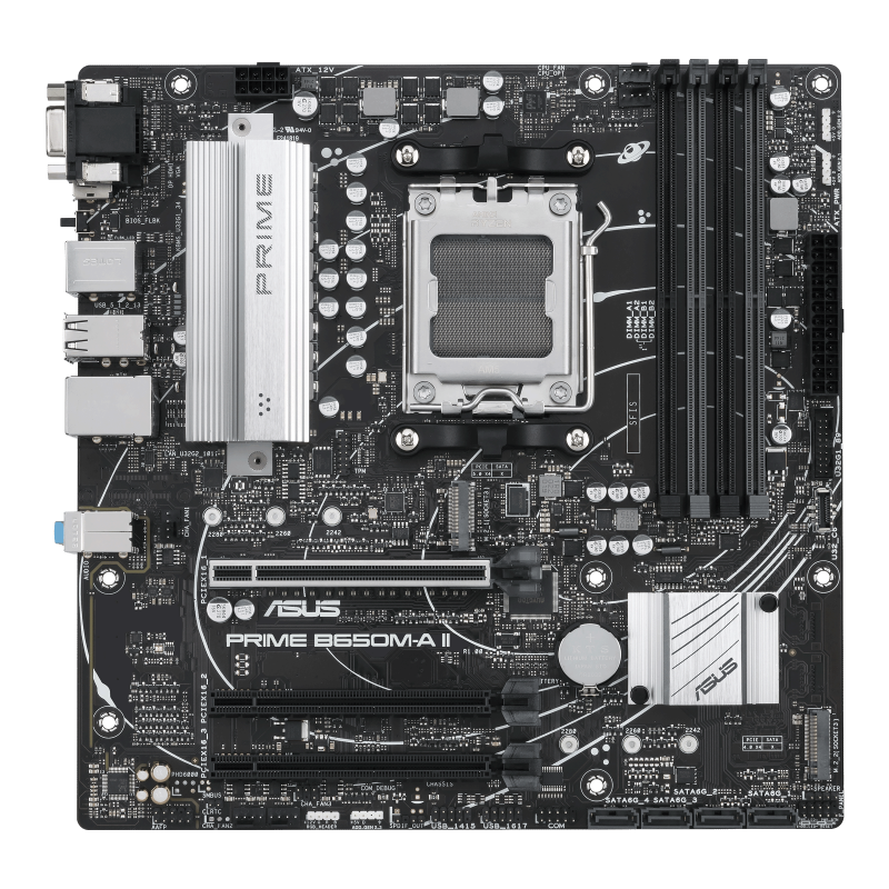 ASUS PRIME B650M-A II-CSM AM5 mATX MB 4xDDR5 4xSATA 2xM.2