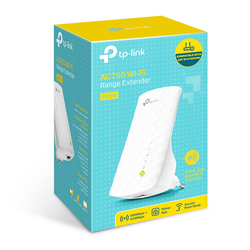 tp-link RE200 AC750 WLAN-Repeater, 1 St.