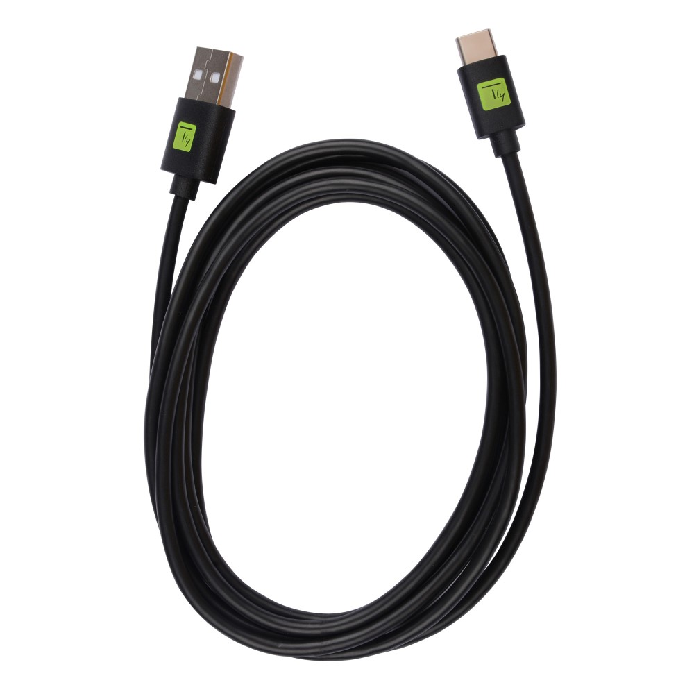 Techly USB3.1 Kabel Stecker Typ-A - Stecker USB Typ-C Schwar