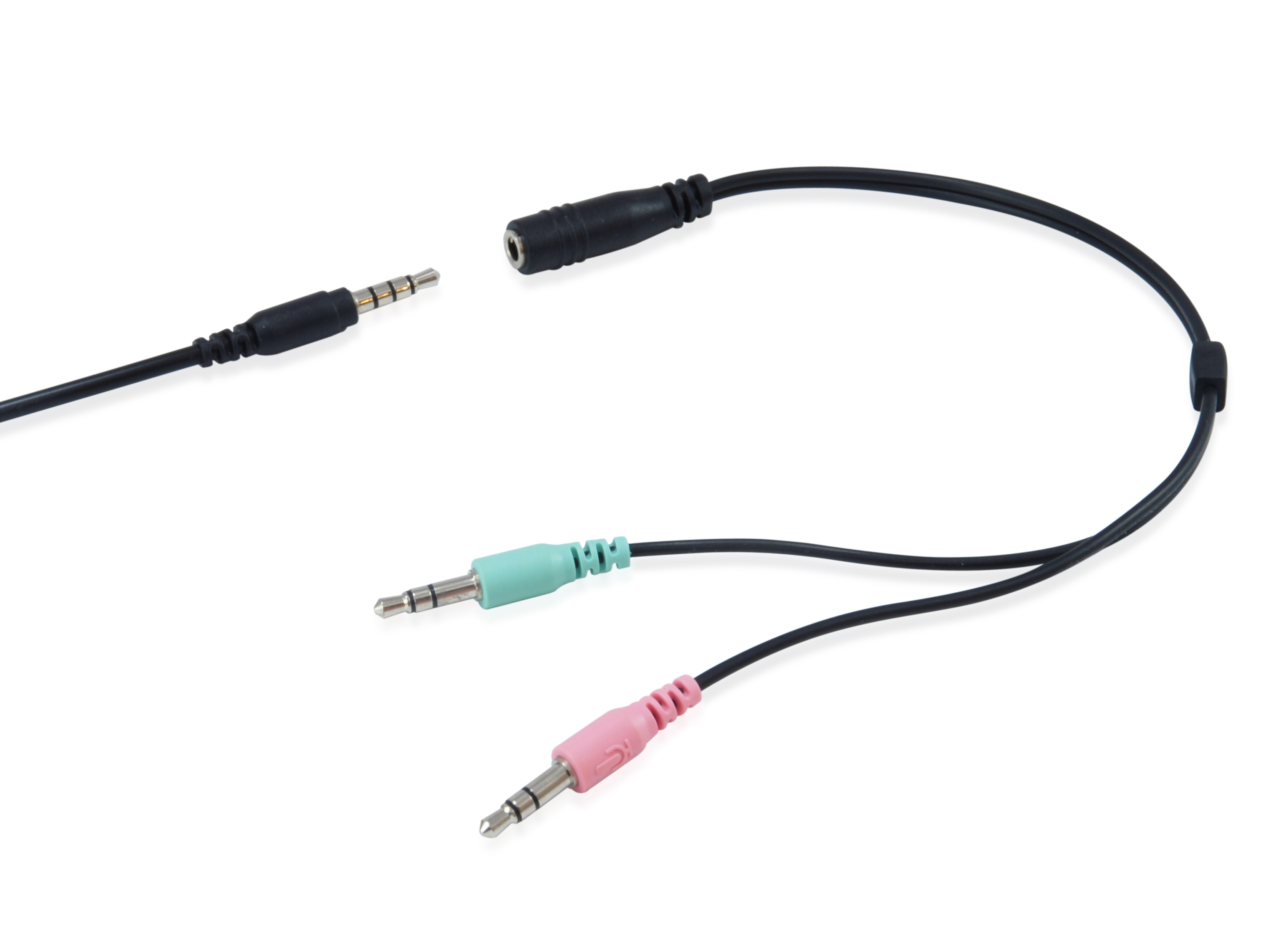 Equip Stereo-Headset Wired mit Mikro 2x3,5mm 1.80m schwarz