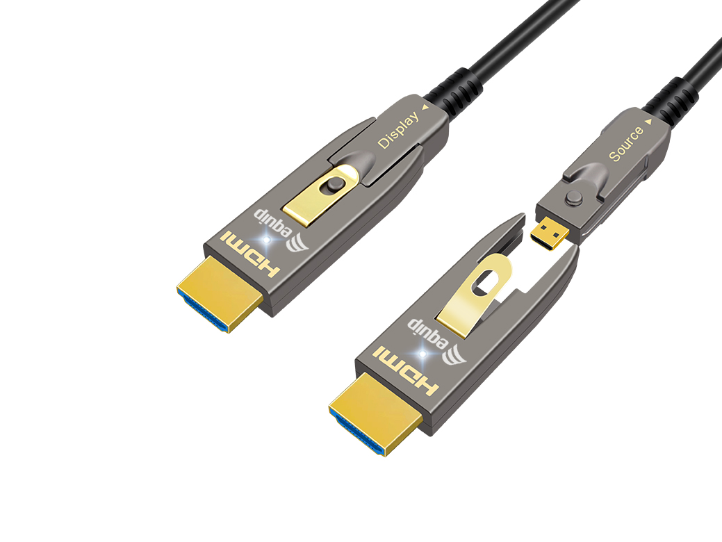 Equip HDMI HS Ethernet 2.0 D/A D-AOC 4K/60Hz 20.00m grau