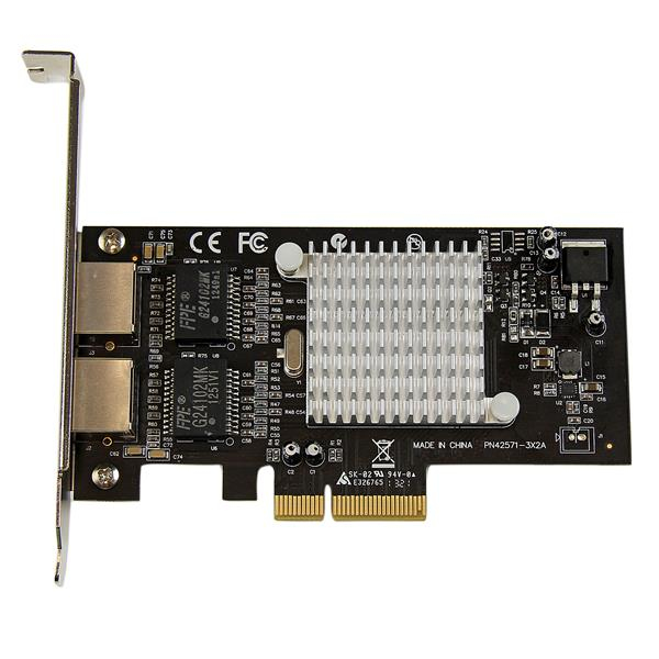 STARTECH.COM 2 Port PCI Express / PCIe Gigabit Ethernet Netzwerkkarte 2x RJ45 - PCI-e Intel i350 NIC Server Adapter