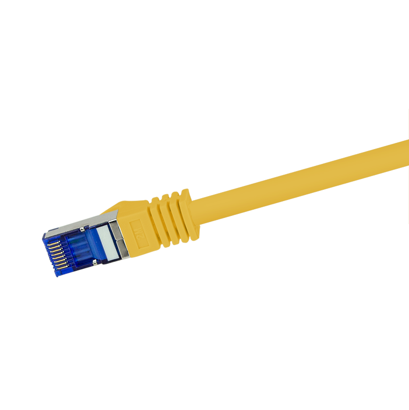 Logilink Patchkabel Ultraflex, Cat.6A, S/FTP, gelb, 0,5 m