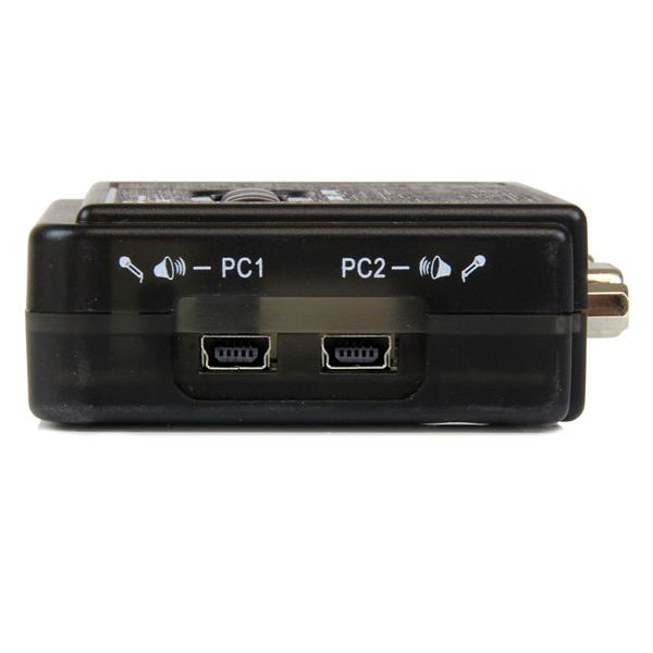2 PORT USB KVM SWITCH W/ AUDIO IN