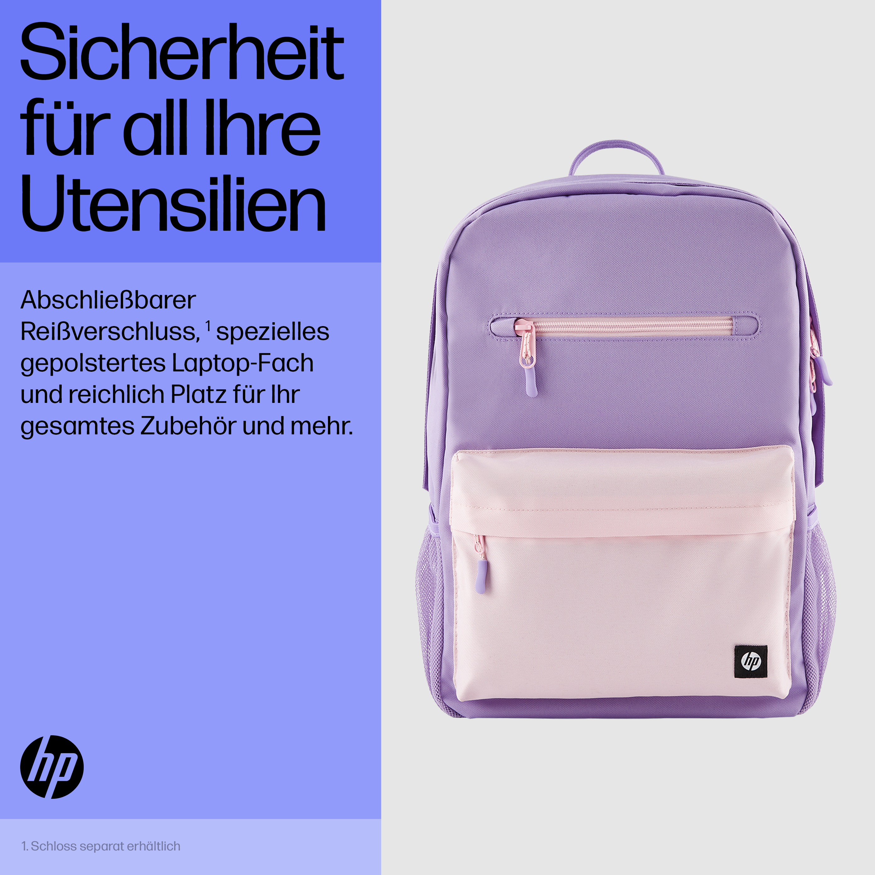 HP Campus Lavender Backpack (P)