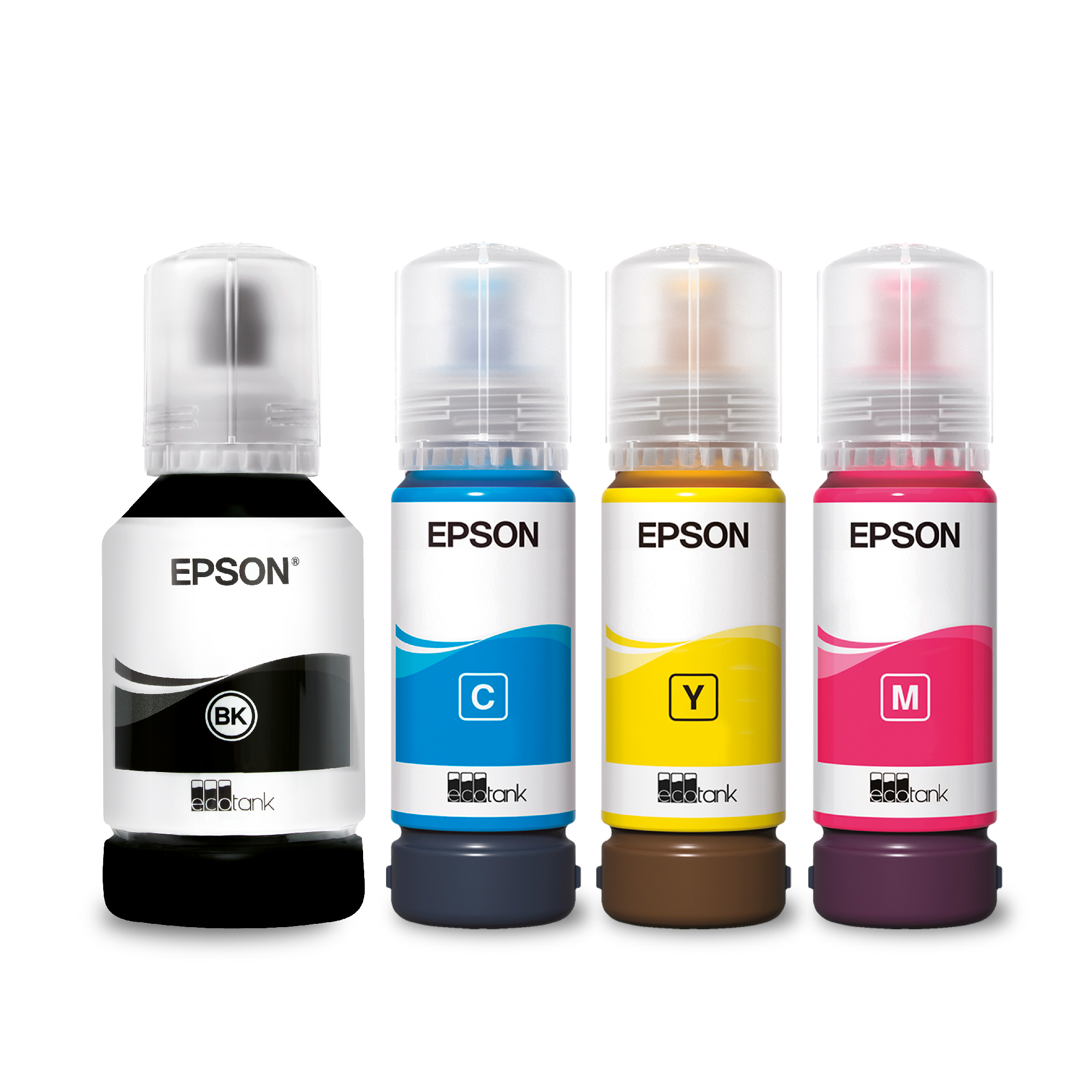 EPSON 102/T03R64 schwarz, cyan, magenta, gelb Tintenflaschen, 4er-Set