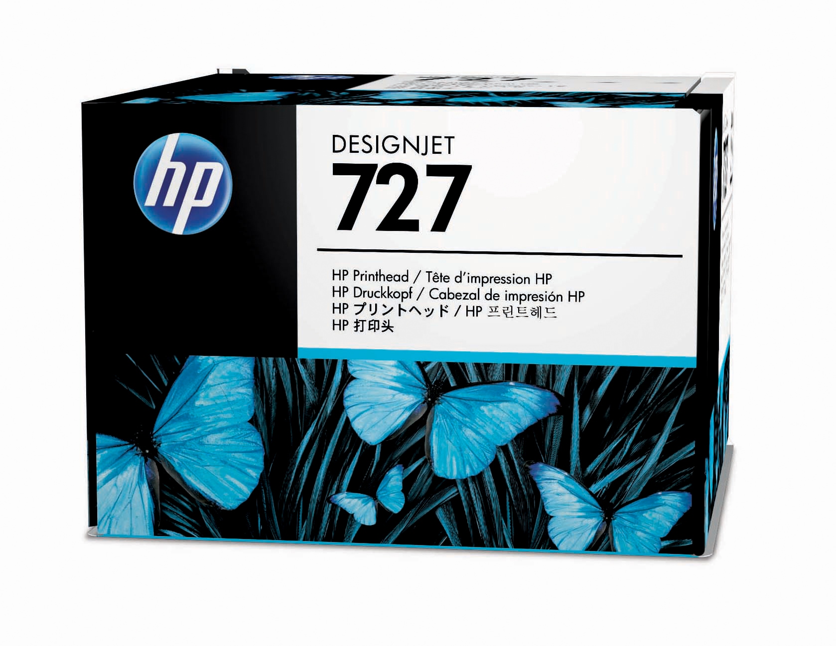 HP 727 Schwarz+Dreifarbig Druckkopf