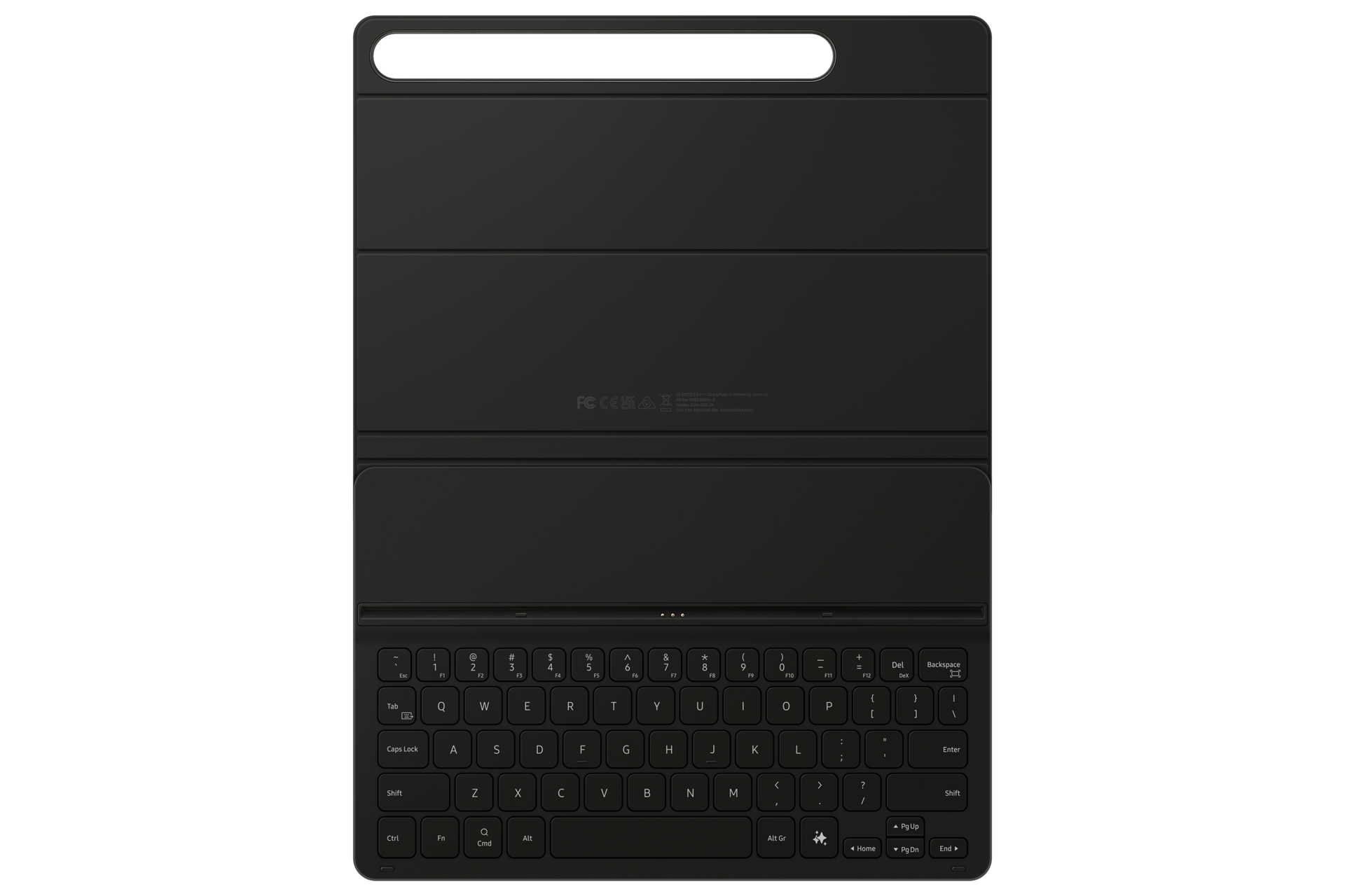SAMSUNG Book Cover Keyboard Slim für Galaxy Tab S9 / Tab S9 FE / Tab S10 FE / Tab S10 Lite Black