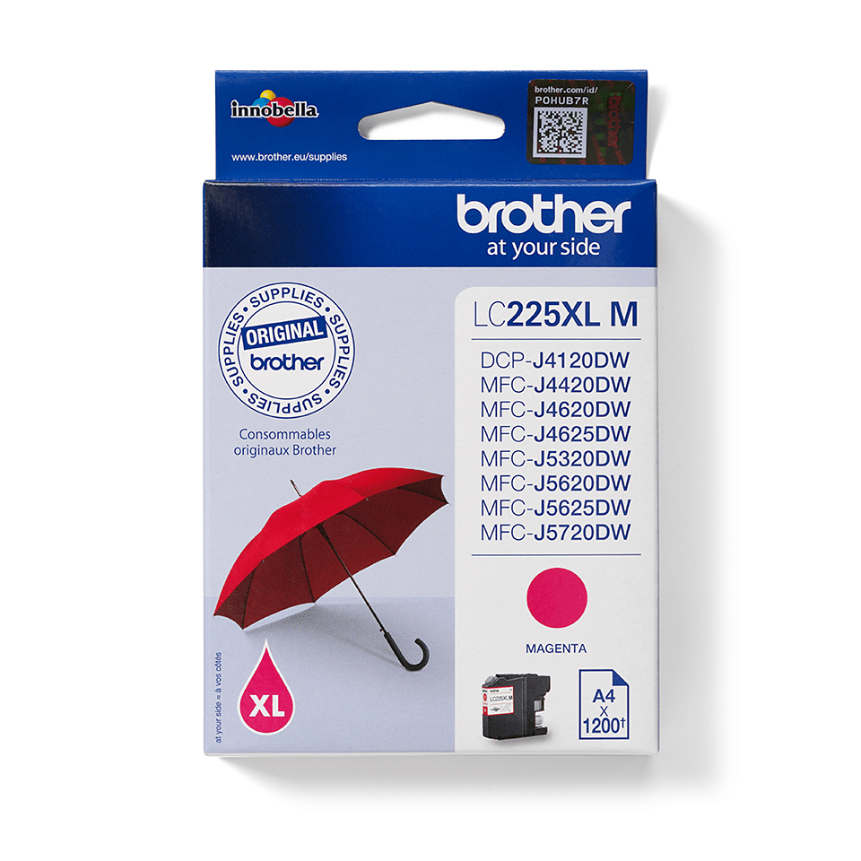 LC-225XLM INK CARTRIDGE MAGENTA 1200 PAGES ISO STANDARDS 24711
