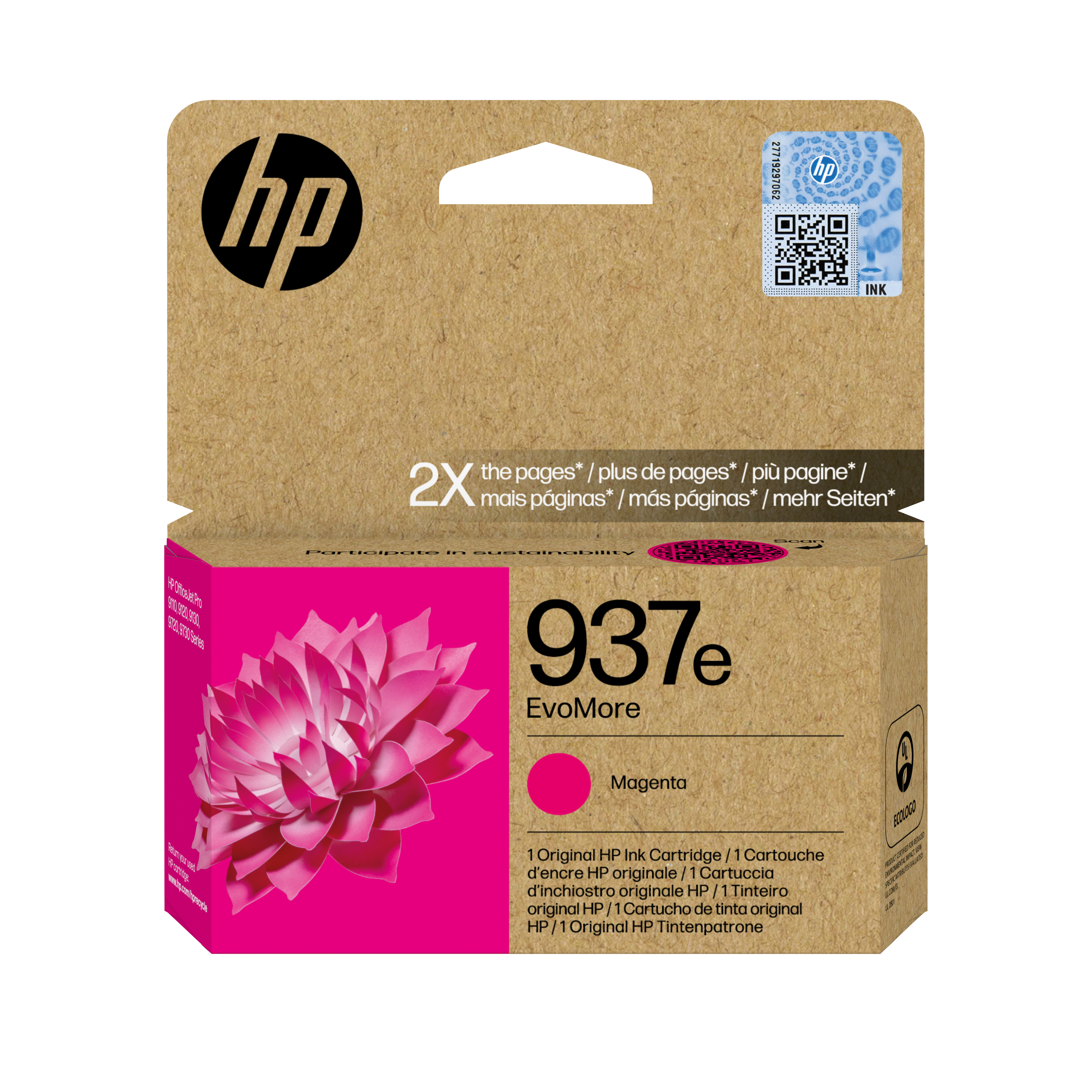 HP 937e Magenta Tintenpatrone EvoMore
