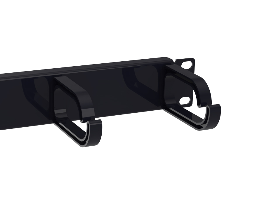 Equip 10 Kabelmanagement 3xPlastikringe 1U RAL9005