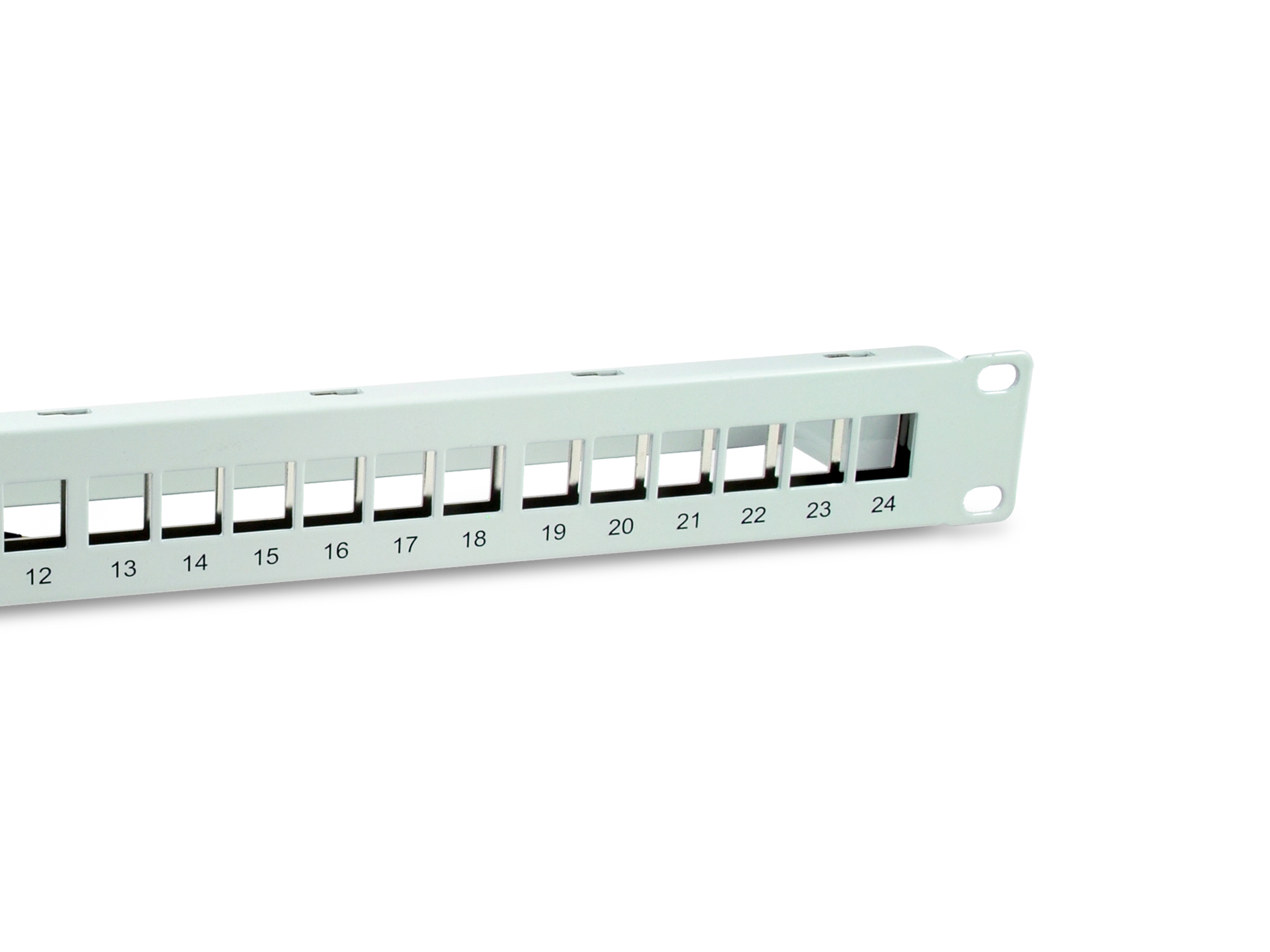 Equip 19 Patchpanel 24xKeystones FTP 1U RAL7035