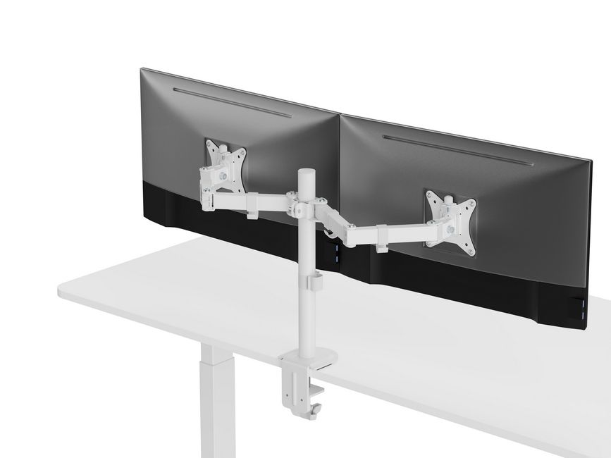 Equip Tischhalterung 17-32/2TFT 360° H.verst. 9Kg weiß retail