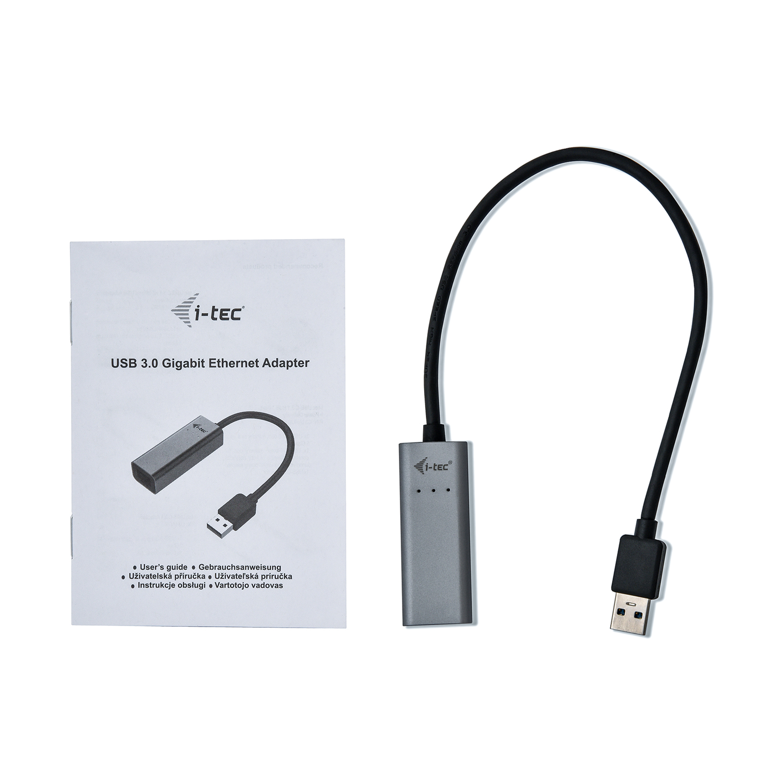I-TEC USB 3.0 METAL GLAN ADPTR RJ-45 SPACE GREY UP TO 1GGBPS
