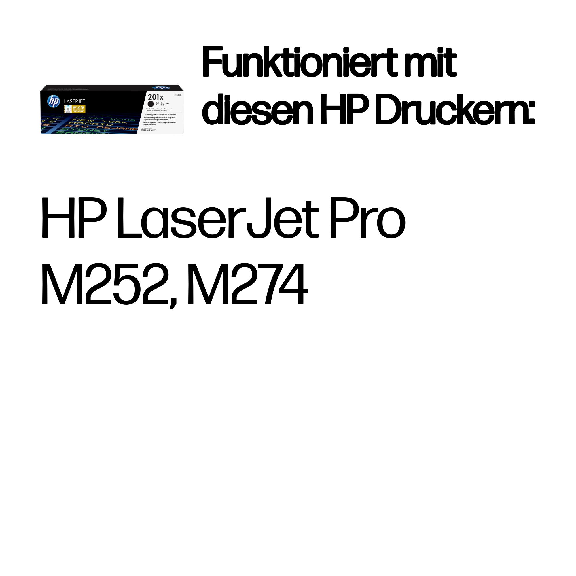 HP 201X Schwarz LaserJet Tonerpatrone